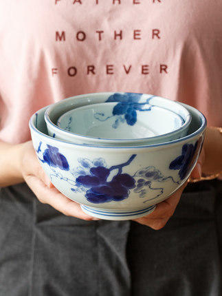 日本进口陶瓷蓝染葡萄系列 商品图3