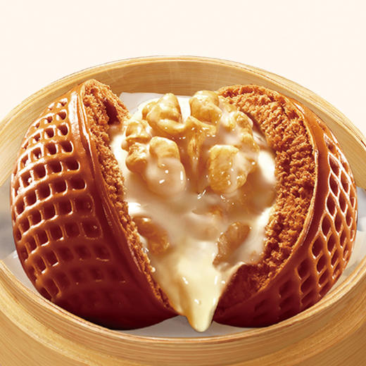 广州酒家一个核桃包 2袋装 方便速食早餐面包广式早茶下午茶点心 商品图2