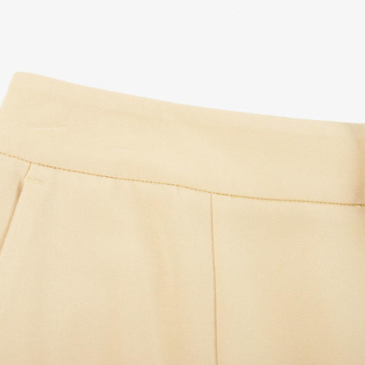 LILY2022夏新款女装洋气别致开叉干练显瘦高腰西装裤122220C5162 商品图3