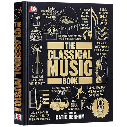 DK人类的思想百科丛书 古典音乐 英文原版 The Classical Music Book Big Ideas Simply Explained DK百科 精装英文版原版书籍 商品图1