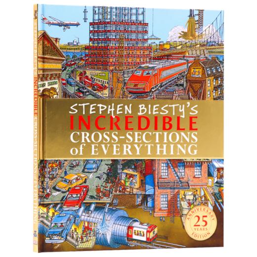 DK不可思议的大剖面 万物 英文原版 Stephen Biesty's Incredible Cross-Sections of Everything 25周年版 精装 英文版英语书籍 商品图3