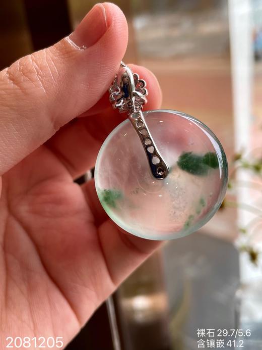 玻璃飘花平安扣吊坠 69999【2081205】 商品图7