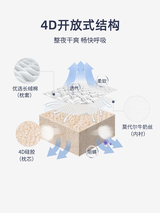 【DOMIAMIA】4D成长枕 0-1-3岁 商品图3
