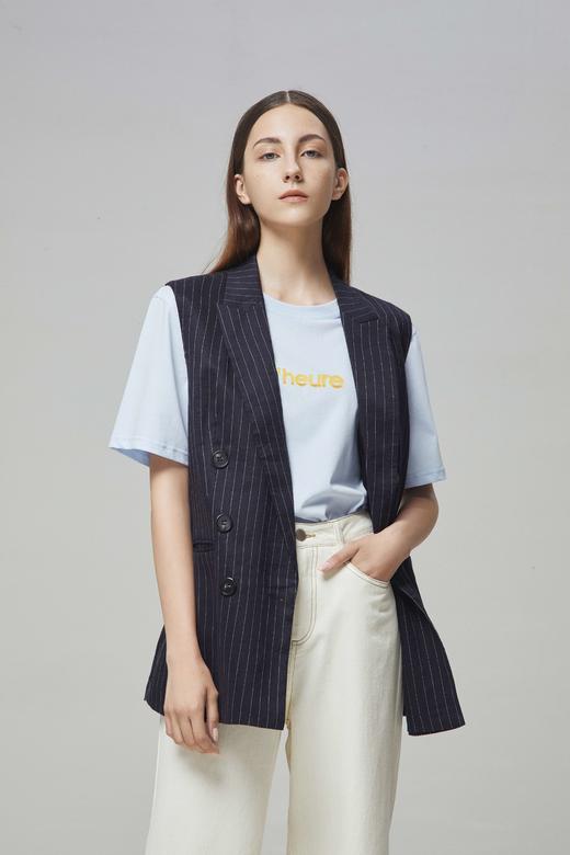 【经典款】【商场同款】麦檬夏条纹时尚马甲5997112161-1 商品图2