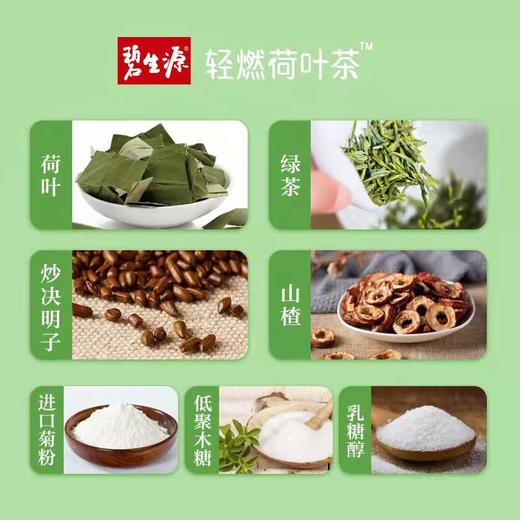 碧生源轻燃荷叶茶 薄荷清爽绿茶决明子冲泡袋装茶 商品图2