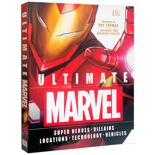 新版漫威百科大全 英文原版 Ultimate Marvel 漫威漫画人物 复仇者联盟 图解百科全书 英文版原版书籍 进口英语书 商品图0