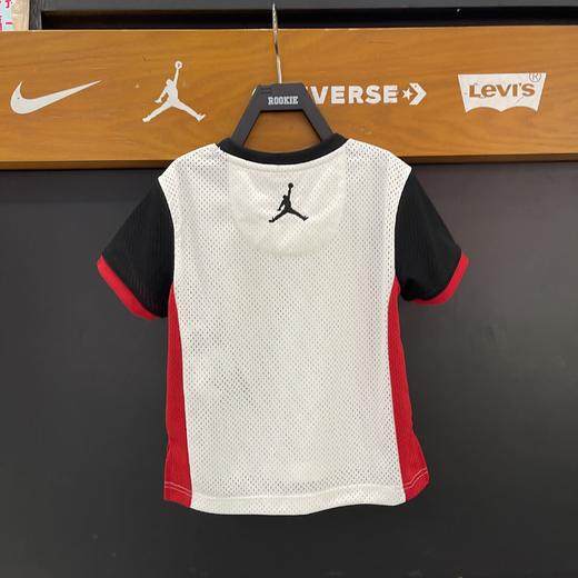 乔丹童衣夏男女童装网眼速干运动短袖T恤篮球服JD2222029 商品图3