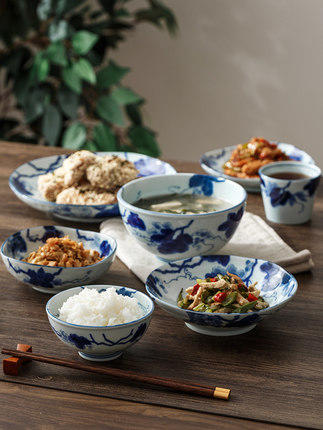 日本进口陶瓷蓝染葡萄系列 商品图0