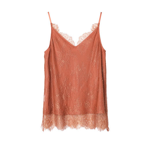 安莉芳性感深V蕾丝吊带睡衣女士舒适薄款冰丝家居上衣EL00220 商品图2