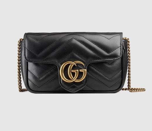 【预定款】Gucci 古驰 GG Marmont系列超迷你手袋 链条肩背包 476433DTDCT 商品图0