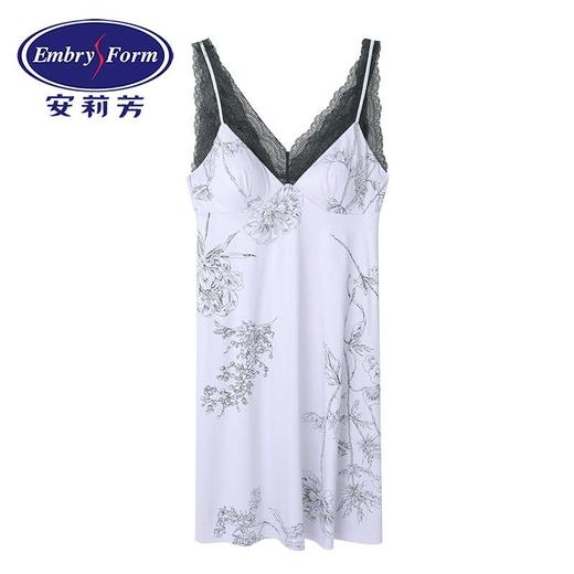 安莉芳春夏女装时尚休闲棉质吊带睡裙EL00460 商品图3