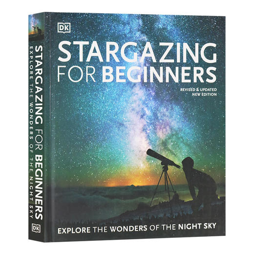 观星入门指南 英文原版 Stargazing for Beginners DK初学者星空百科读物 太空 天空观察 探索星际科学读物 英文版进口书 商品图0