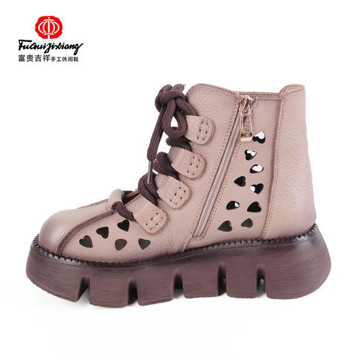 富贵吉祥时尚舒适超清厚底女鞋 f220121 商品图0