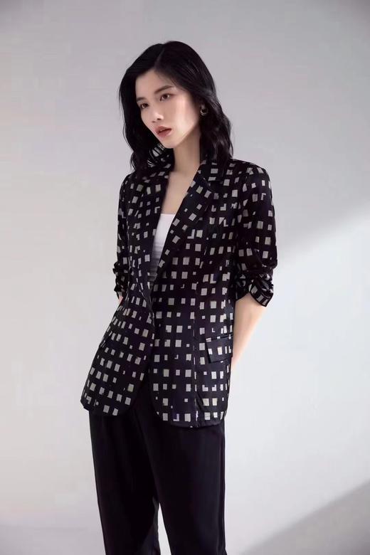 织悟	女士格纹外套	222sxz2421 商品图0