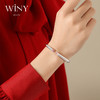 Winy9999足银福如手镯送女友闺蜜节日生日礼物 商品缩略图6