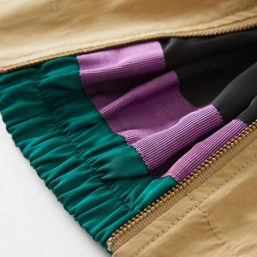 谜底复古简约西装短裤女2022夏季新款侧缝拼接小A型短裤222MK0632 商品图3