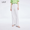LILY2022夏新款女装时尚百搭显瘦高腰直筒阔腿牛仔裤122210GJ201 商品缩略图0