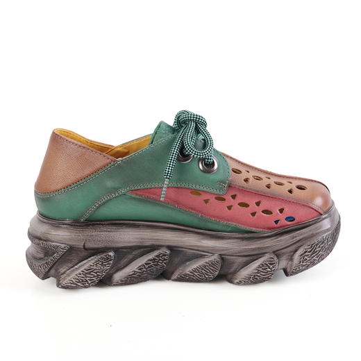 富贵吉祥时尚舒适超清厚底女鞋 f220112 商品图4