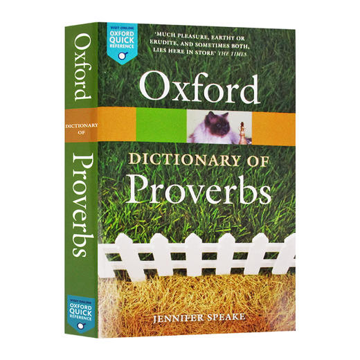 牛津谚语词典 英文原版 Oxford Dictionary of Proverbs 英英字典 英文版工具书 进口原版英语书籍 商品图0