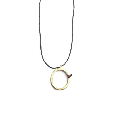 北京仓｜Kiss the Frog-Heart-爱的同心圆 项链［希腊设计师］ 商品图0