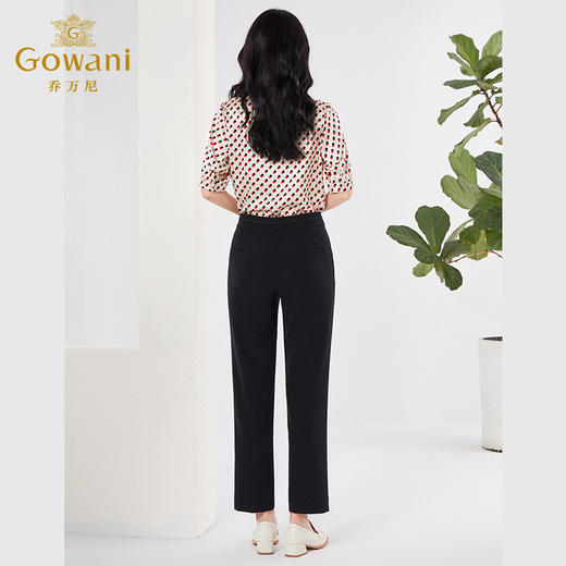 乔万尼西装裤女夏季薄款显瘦休闲裤EF2F377 商品图4