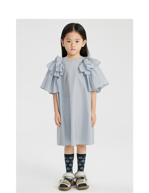 江南布衣童  22年夏季新款短袖连衣裙   1M5G30280 商品图4