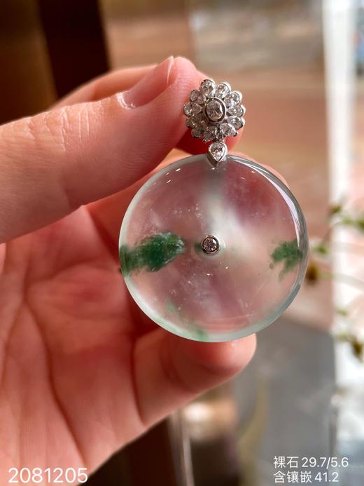 玻璃飘花平安扣吊坠 69999【2081205】 商品图6