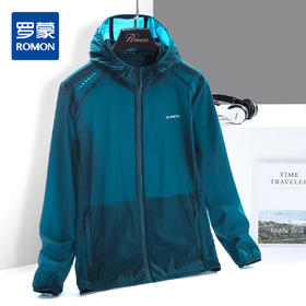 【轻薄速干】罗蒙夏季薄款透气户外防晒外套男士休闲连帽拉链开衫外套