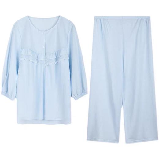 安莉芳棉质圆领睡衣睡裤女休闲家居服套装EL00420 商品图2