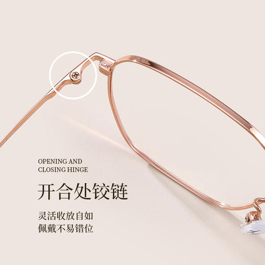 普莱斯PT10037A  半钛材质 方形全框 商品图7