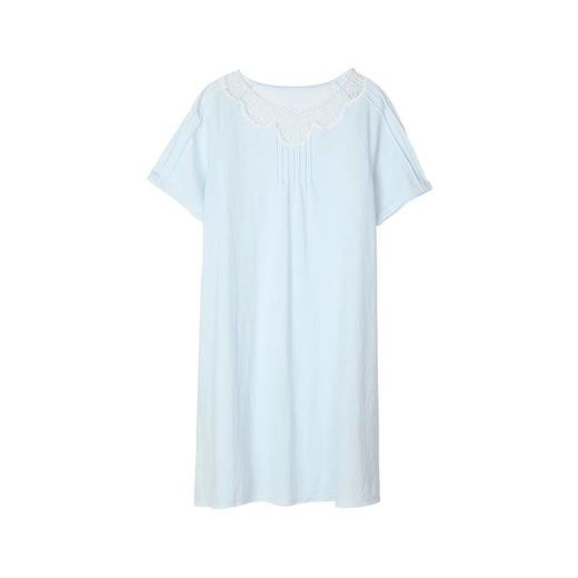 安莉芳纯色短袖宽松休闲家居睡衣睡裙EL00181 商品图2
