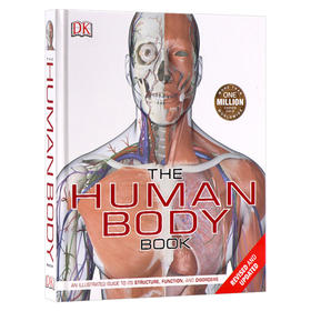 DK人体百科 英文原版 The Human Body Book 人体骨骼肌肉系统运作全方面知识 DK科普图解百科 精装 英文版 进口原版英语书籍
