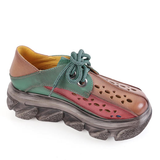 富贵吉祥时尚舒适超清厚底女鞋 f220112 商品图2