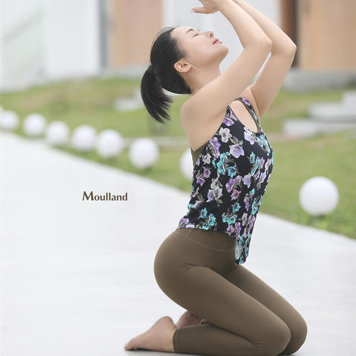 爆款好货 假两件背心 美背镂空吊带-黑色月季 商品图0