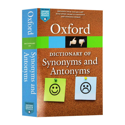 牛津近反义词词典 英文原版 The Oxford Dictionary of Synonyms and Antonyms 英英字典 英文版 进口原版英语书籍 商品图0