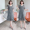 印花宽松，时尚气质优雅减龄中长裙显瘦连衣裙HR-YYG82709 商品缩略图2