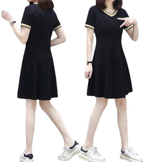 2022夏季新款连衣裙宽松气质ins大码女装时尚法单裙子跨境亚马逊 商品图4