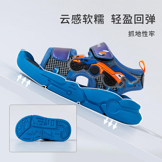 贝贝怡2022夏季新品宝宝稳步鞋男女童清凉时尚凉鞋 商品图3