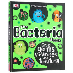 DK细jun手册 英文原版 The Bacteria Book 微生物知识百科 病毒 真jun 藻类 古菌和原生动物 英文版原版书籍 精装进口英语书