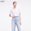 LILY2022夏新款女装时尚休闲印花柔软圆领短袖T恤衫122230VT342 商品缩略图0