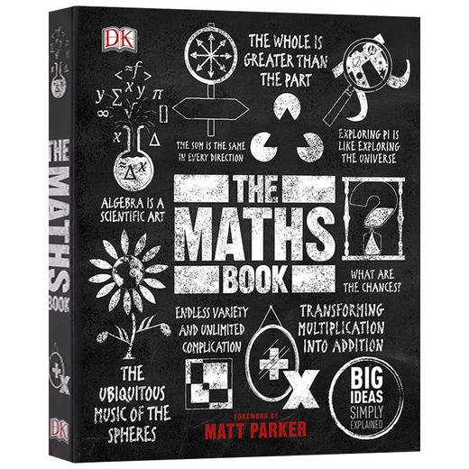 DK数学百科 英文原版 The Maths Book DK百科系列 数学发展历史 自然 人工智能 英文版原版书籍 精装大开本 进口英语书 商品图0