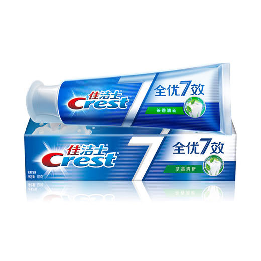 佳洁士全优7效茶香清新牙膏120克 商品图0