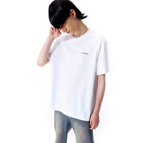   NUTH Unisex 定番品牌LOGO印花基础T恤/黑白两色入男款