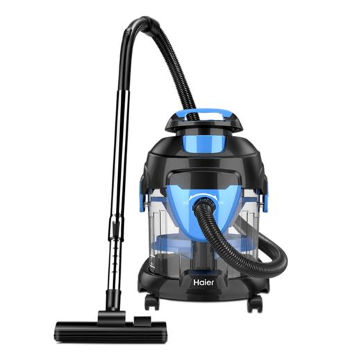 海尔水过滤吸尘器家用桶式强力大功率干湿两用地毯宾馆大吸力浅蓝色 商品图0