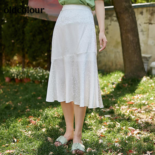 oldcolour2022夏季新品休闲气质半身裙BO22063068B 商品图5
