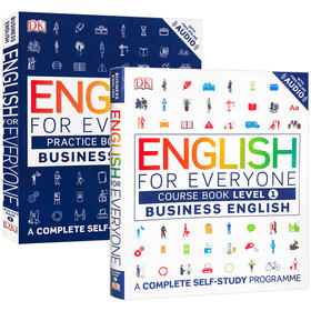 DK人人学英语 商务英语1 英文原版书 English for Everyone Business English Level 1 原版自学教材练习册套装 小花生网推荐读物