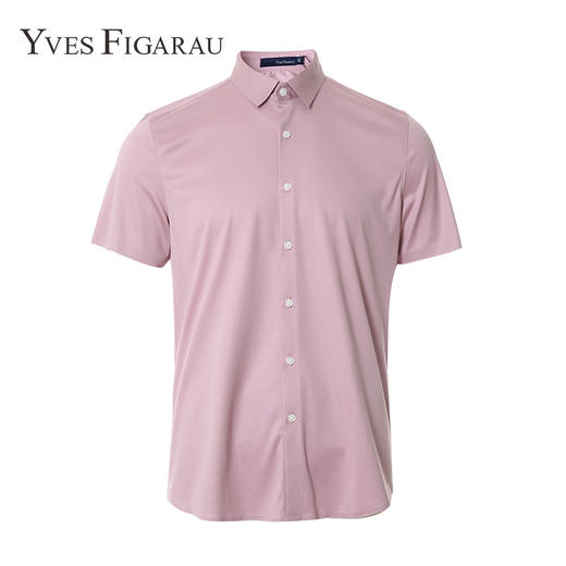 YvesFigarau伊夫·费嘉罗100%棉休闲短袖衬衫932407 商品图2