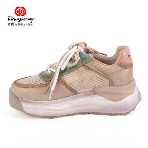 富贵吉祥时尚舒适超清厚底女鞋 f122098 商品图0