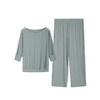 安莉芳E-BRA安蓓佳新品莫代尔中袖长裤睡衣套装女家居服KL00100 商品缩略图2