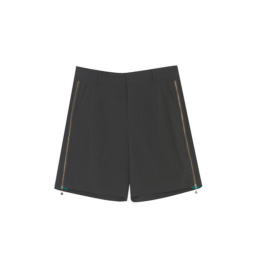 谜底复古简约西装短裤女2022夏季新款侧缝拼接小A型短裤222MK0632 商品图4